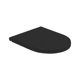 GLOBO Forty3 Сиденье быстросъемное для унитаза FOS04/FOS06/FO003, duroplast, цвет nero opaco/хром, микролифт (FOR22AR/cr)