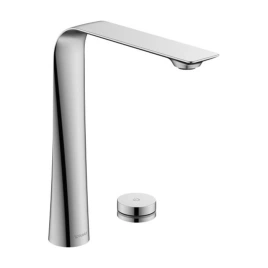 Duravit D.1 Смеситель для раковины на 2 отв. высокий h=253мм, электронный, цвет: хром (D11110007010)