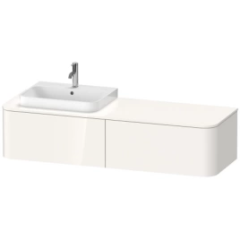 Duravit Happy D.2 Plus Тумба подвесная 354x1600x550мм 2 ящика, SX, цвет: белый глянцевый (HP4934L2222)