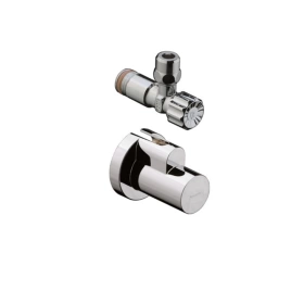 Hansgrohe угловой вентиль,с декоративной накладкой, цвет: шлифованный никель (13954820)