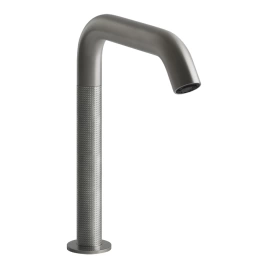 GESSI 316 CESELLO Смеситель для раковины, электронный, с кран-фильтром для регулировки температур и напора воды, выс излива 230 мм, цвет Steel Brushed (54480#239)