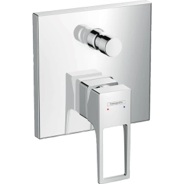 Hansgrohe Metropol Встраиваемый смеситель для ванны, с переключателем, (внешняя часть), цвет: хром (74545000)