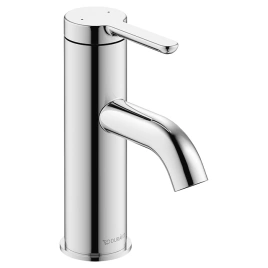 Duravit C.1 Смеситель для раковины на 1 отв, излив 91мм, цвет: хром (C11010002010)