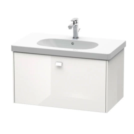 Duravit Brioso Тумба подвесная под раковину 820х469х452 мм, с 1 выдвижным ящиком, цвет белый глянц 22 (для 034285) (BR404602222)