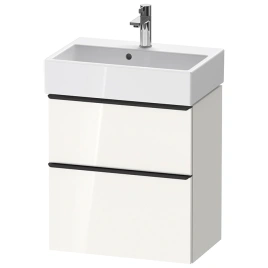 Duravit D-Neo Тумбочка подвесная компакт 584x372хh625 мм, 1 ящик, цвет: белый высокоглянцевый (DE432902222)