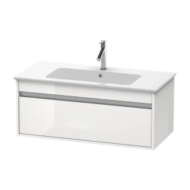 Duravit Ketho База под раковину,для ME by Starck, 1 ящик.410x1000x475 HG, Цвет белый глянцевый (KT642002222)
