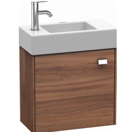 Duravit Brioso Тумба подвесная под раковину 484х239х442 мм,с 1 дверкой петли слева L, цвет орех натуральный 79 (для 072450) (BR4051L1079)