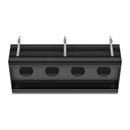 GESSI BINARIO Профиль линейный 880 мм, для 4 модулей, установка Easy-Fix, цвет Black XL (61127#299)
