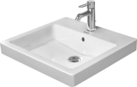 Раковина Duravit Vero встраиваемый для встраивания сверху с перел с 3 отв под смеситель 500x465мм Цвет Белый (315500030)