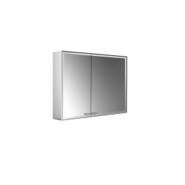 EMCO Prestige2 Зеркальный шкаф 887 мм, настенный, LED-подсветка, 2 двери, 2 полки, розетка, правый, без EMCO light system (9897 070 04)