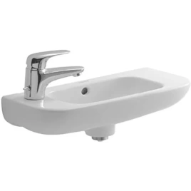 Раковина Duravit D-Code для рук с перел с 1 отв под смеситель слева 500x220мм Цвет Белый (7065000092)
