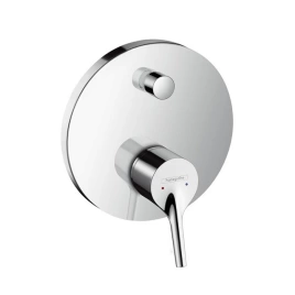 Hansgrohe Talis S Встраиваемый смеситель для ванны с переключателем, с защит.комб. EN 1717, (внешняя часть), цвет: хром (72406000)