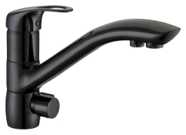Смеситель Zorg Clean Water ZR 404 KF black для кухонной мойки