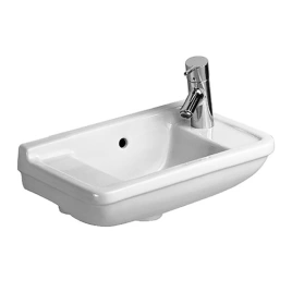 Раковина Duravit Starck 3 500 x 260 мм с 1 отв под смеситель СЛЕВА с переливом цвет белый (751500009)