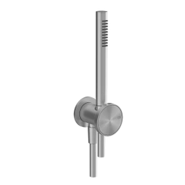GESSI Origini Душевой комплект, состоящий из вывода воды,держателя, шланга 1,50 м и лейки. В комплект входит отделочная вставка, цвет: хром (66123#031)