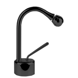 Gessi Goccia Смеситель для биде на 1 отверстие, СПЕЦАРТИКУЛ - укажите угол поворота носика при заказе, цвет: черный (33807#299)