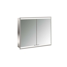 Emco Prime Зеркальный шкаф с подсветкой LED2 Facelift встраив. модель, 800 mm, 2-дверки, IP 20 задняя панель цвет белый лакир. (9497 063 34)