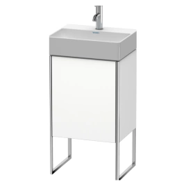 Duravit XSquare База под раковину 434х340х739 мм, с ножками встр. с регул.по выс. 1 стек полка, 1 дверца правая, Цвет белый матовый(для 073245) (XS4441R1818)
