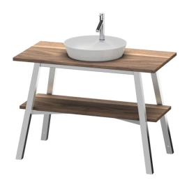 Duravit Cape Cod Консоль 825x1120x570 мм деревянная напольная с 1 полкой, цвет Американский орех (CC953207777)