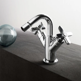 Fantini Icona Classic Смеситель для биде, 1 отв, с донным клапаном, цвет: хром (53 02 R062F)