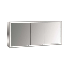 Emco Prime Зеркальный шкаф с подсветкой LED Facelift встраив. модель, 1600 mm, 3-дверки, IP 20 зеркальная задняя стенка (9497 062 96)