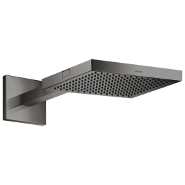 AXOR SHOWERS Верхний душ 240x240 мм, с настенным держателем 411-458 мм, внешняя часть, цвет полированный черный хром (10925330)