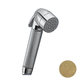Nicolazzi Doccia Гигиенический душ, шланг 100см. гибкий. с поддержкой, Цвет: Raw Brass живой цвет (5523OG)