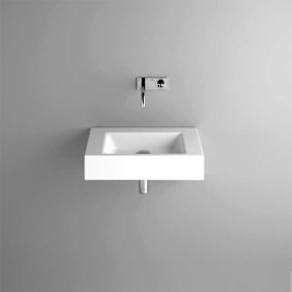 Раковина BETTEAqua подвесная 60х49 5х125 cм без отв под смеситель покрытием Glaze Plus без перелива с крепежом цвет белый (A056-000)