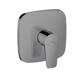 Hansgrohe Talis E Встраиваемый смеситель для душа (внешняя часть), цвет: шлифованный черный хром (71765340)