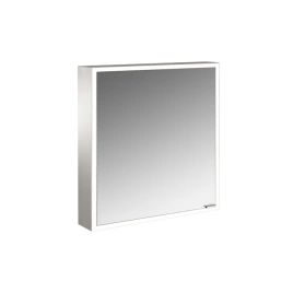 Emco Prime Зеркальный шкаф с подсветкой LED Facelift навесная модель, 600 mm, 1-дверка, IP 20 петли слева, зеркальная задняя стенка (9497 062 59)