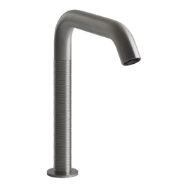 GESSI 316 TRAME Смеситель для раковины, электронный, с кран-фильтром для регулировки температ и напора воды, высота излива 230 мм, цвет Steel Brushed (54380#239)
