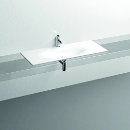 KERASAN SHAPE Раковина 1220х520 мм., встраиваемая, с 1 отверстием для смесителя, цвет белый матовый (548030*1)