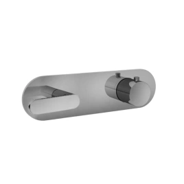Fantini Icona Deco Встраиваемый термостат для душа на 2 ист, 3/4, (наружняя часть), цвет: хром (53 02 R872B)