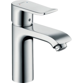 Hansgrohe Metris Смеситель для раковины, на 1 отв, излив 116мм, h100мм, цвет: хром (31084000)