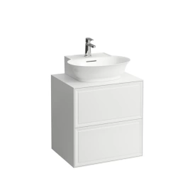 Laufen New Classic База под раковину подвесная, 580х450х600 мм, 2 ящика, цвет белый глянцевый (для раковины 816852) (4.0600.4.085.631.1)