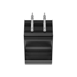 GESSI BINARIO Профиль линейный 250 мм, для 1 модуля, установка Shift-Fix, цвет Black XL (61002#299)