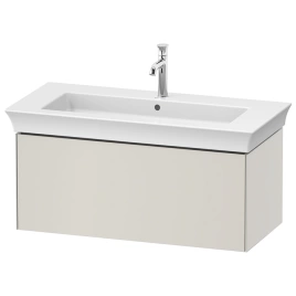 Duravit White Tulip Тумбочка подвесная, 410x984x458 мм, 1 выдвижной ящик, цвет: Nordic White Satin matt (WT424203939)