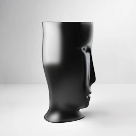 Kerasan Artwork Раковина свободностоящая MOLOCO, с отверстием для слива в стену, цвет черный матовый  (474031)