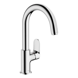 Hansgrohe Vernis Blend Смеситель для раковины 230, на 1 отв, с донным клапаном, излив 166мм, h200мм, цвет: хром (71554000)
