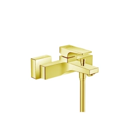 Hansgrohe Metropol Смеситель для ванны настенный, излив 180мм, цвет: золото (32540990)