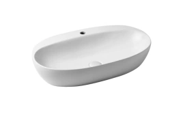 Раковина AZZURRA ELEGANCE накладная 70х42см с 1 отв под смеситель цвет белый