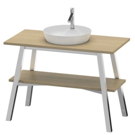 Duravit Cape Cod Консоль 825x1120x570 мм деревянная напольная с 1 полкой, цвет Граб (CC953208181)