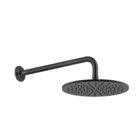 GESSI INCISO Душевая головка настенная, шарнирная на 1/2, 300мм, цвет: nero XL (58248#299)
