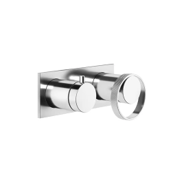 Gessi Anello Встраиваемый однорычажный смеситель на 2 выхода с перекл. (внешние части), цвет: хром (63379#031)