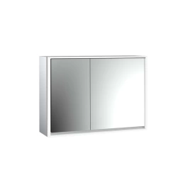 Emco Loft Зеркальный шкаф с подсветкой LED навесная модель, 1000 mm, 2-дверки, широкая дверка справа зеркальная задняя стенка (9798 051 14)