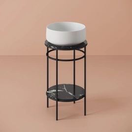 Artceram VOGUE Мраморная столешница 44 см, цвет marquinia black (TFA011 90)
