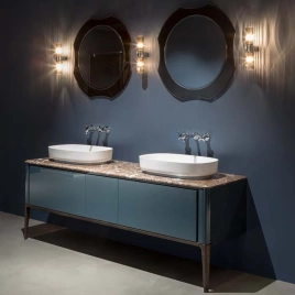 ANTONIO LUPI IL BAGNO Тумба 360х540х375 мм, 1 ящик, цвет Blu navy lucido (GIB236.710)