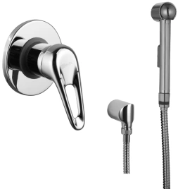 Смеситель Lemark Luna LM4119C встраиваемый с гигиеническим душем