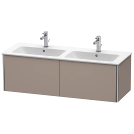 Duravit XSquare База под раковину 1280х478х400 мм, с 2 выдв ящик, Цвет базальт матовый(для 233613) (XS407504343)