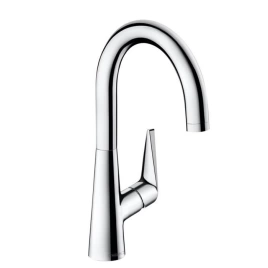 Hansgrohe Talis M51 Смеситель для кухни, на 1 отв однорычажный, поворотный излив 174мм, 1jet, h215мм, цвет: хром (72814000)